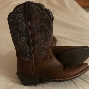 Women’s square toe Ariat boots